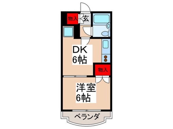 ＥＪアパートメントの物件間取画像